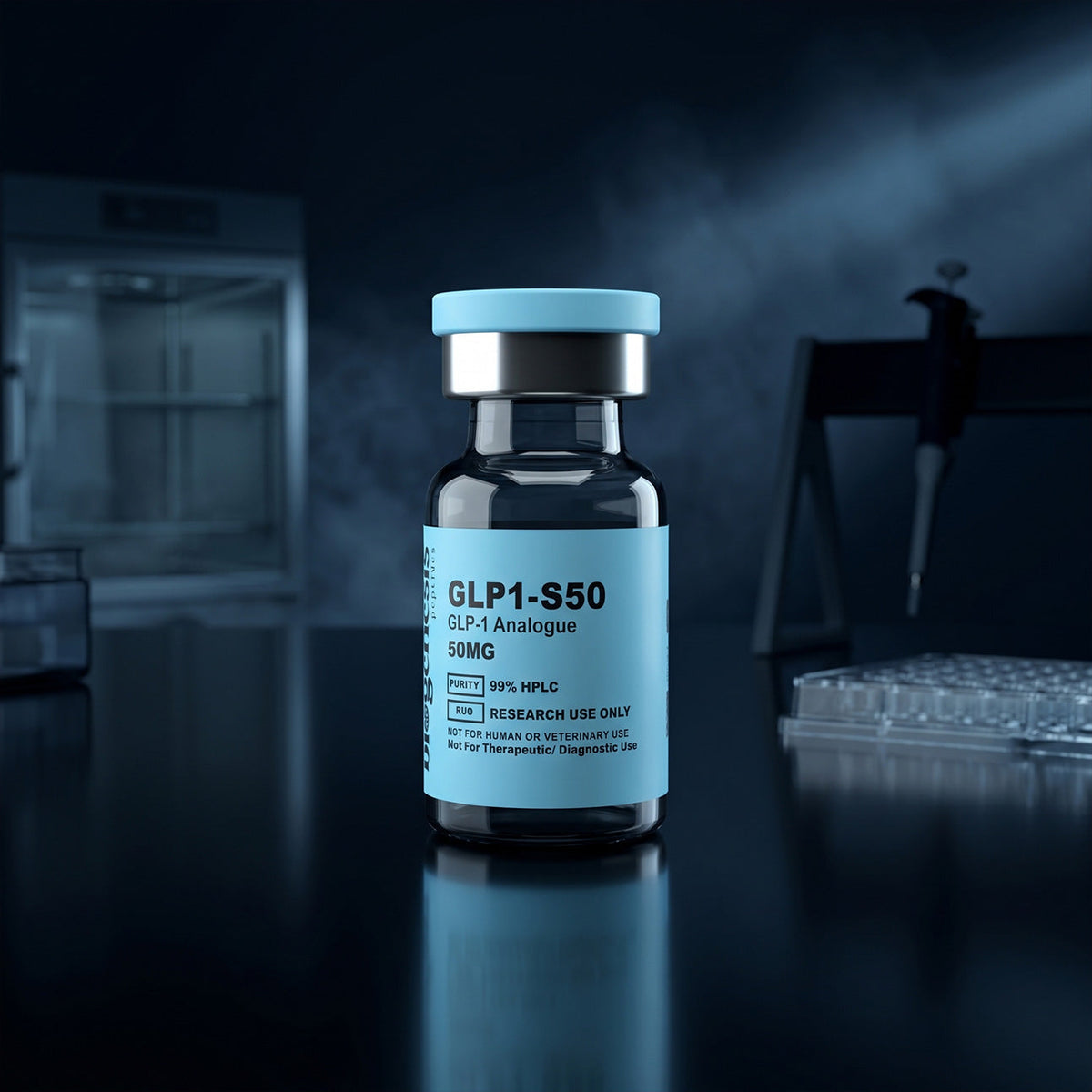 GLP1-S · 50mg Semaglutide · GLP-1 Receptor Agonist · Metabolic Research