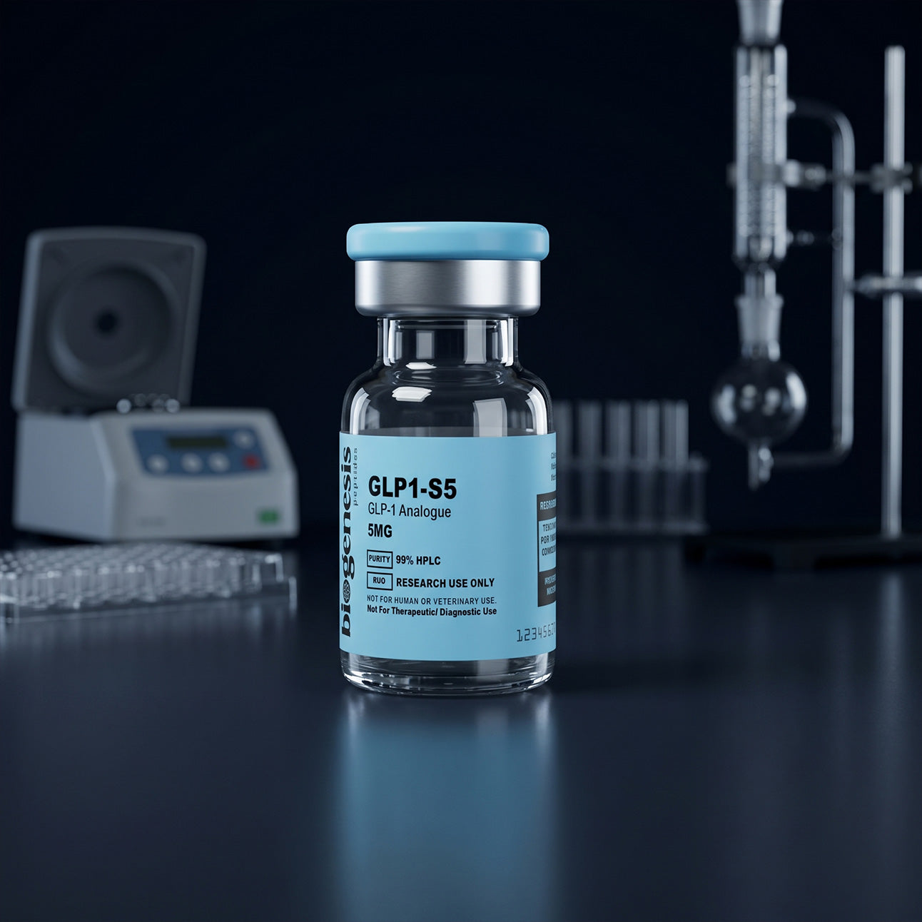 GLP1-S · 5mg Semaglutide · GLP-1 Receptor Agonist · Metabolic Research