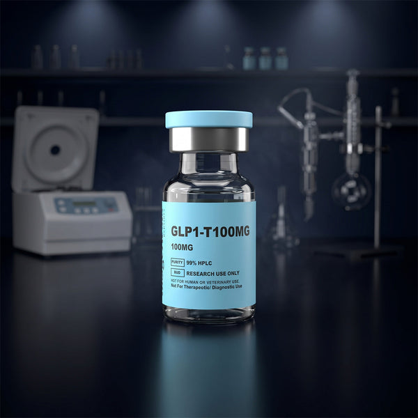 GLP1-T · 100mg Tirzepatide · Dual Receptor Agonist (GLP-1 + GIP) · Metabolic Research